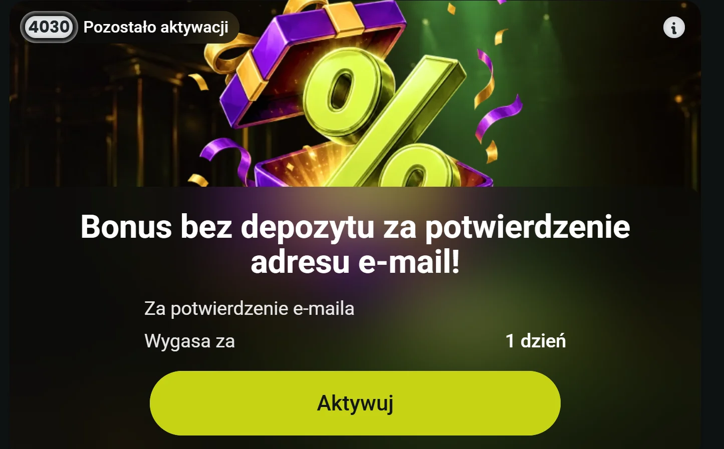 Jak otrzymać bonus bez depozytu Twindor Casino? Krok 4