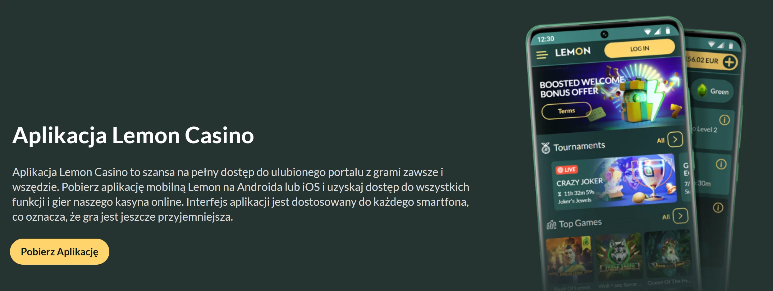 Lemon Casino Aplikacja Mobilna