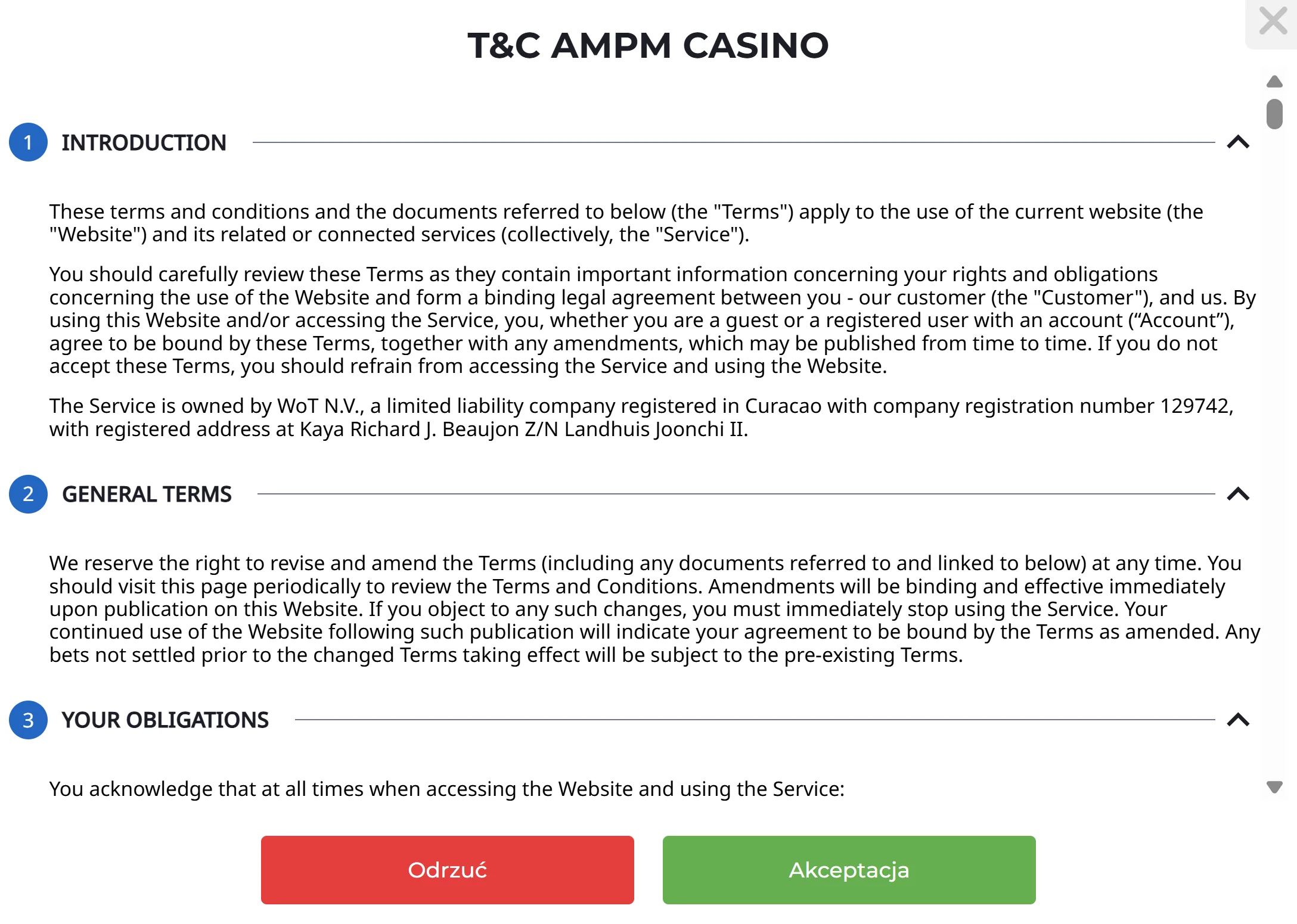 Jak otrzymać AMPM Casino Kod Promocyjny? Krok 2