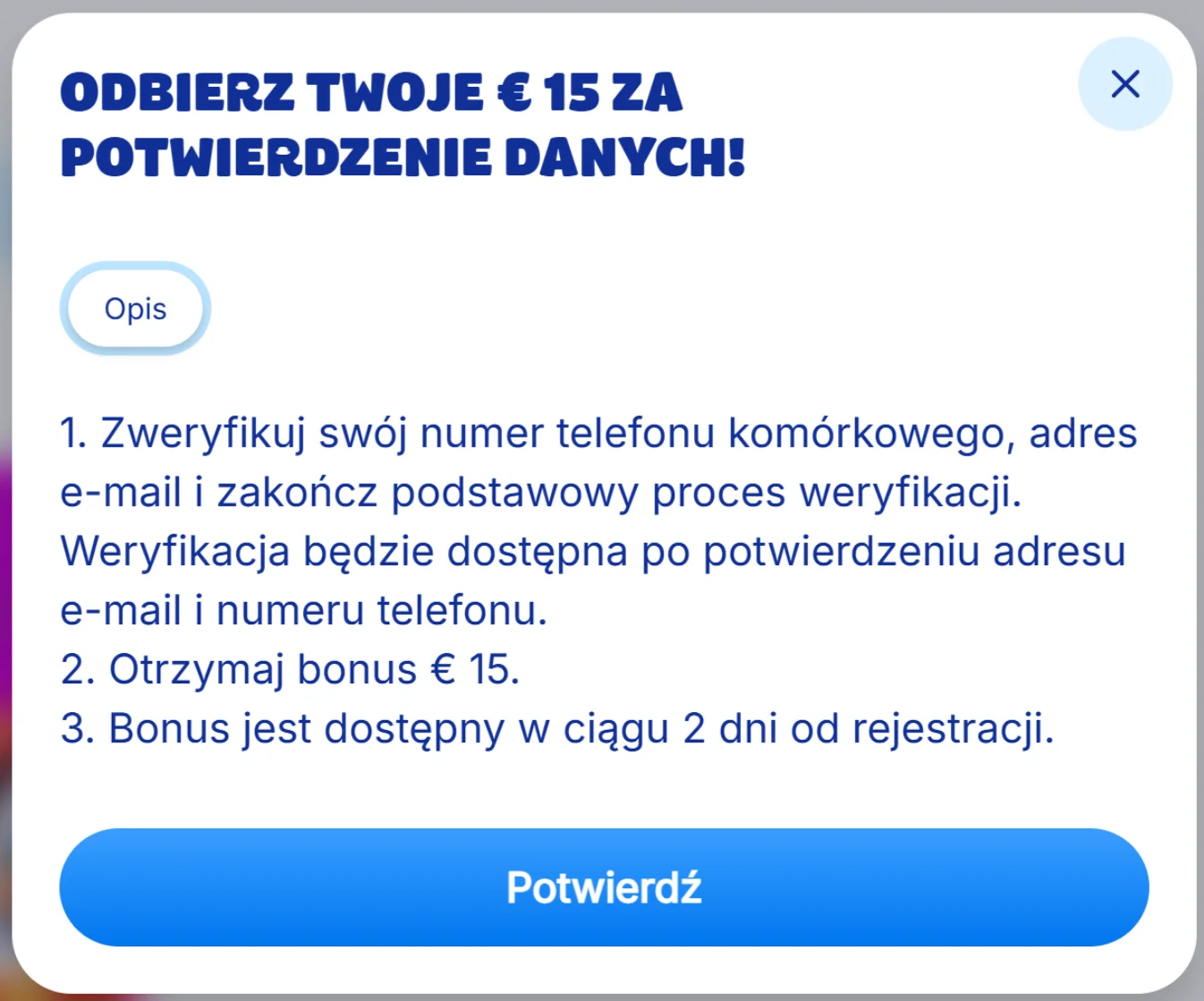 Mr Bet 75 za rejestrację bez depozytu