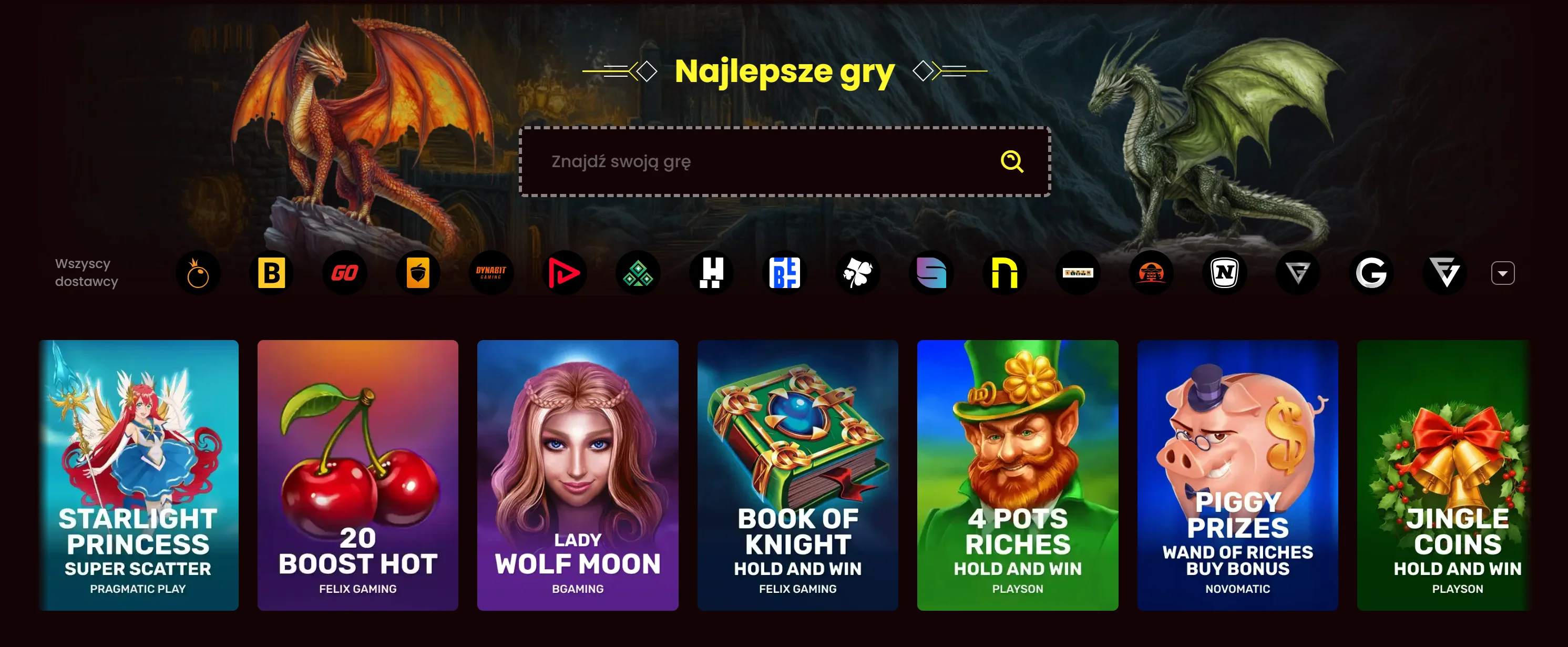 DragonSlots Oferta Gier