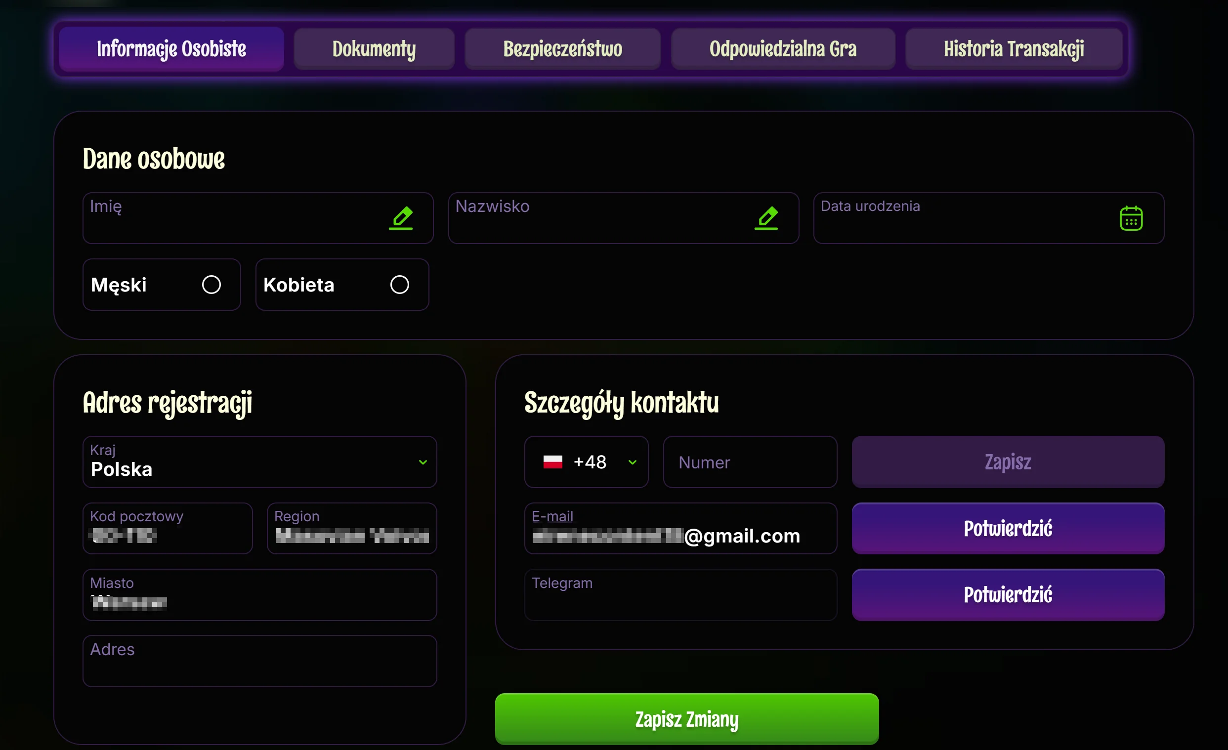 Jak otrzymać bonus bez depozytu LuckMore Casino? Krok 3