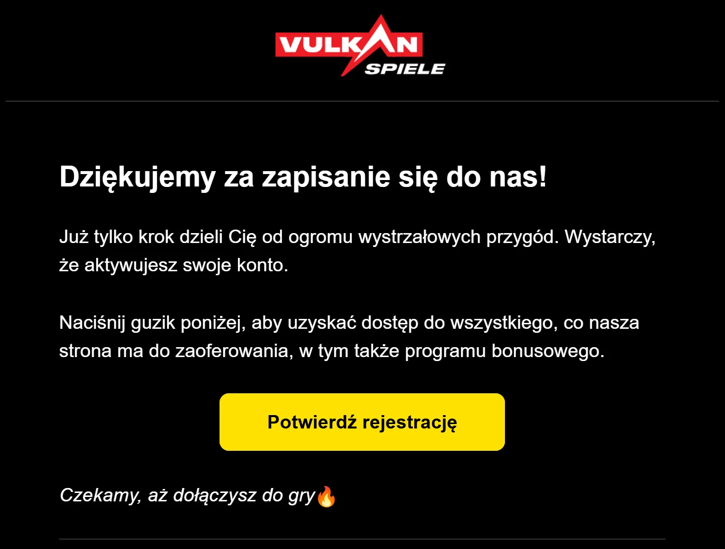 Jak otrzymać bonus bez depozytu VulkanSpiele Casino? Krok 3