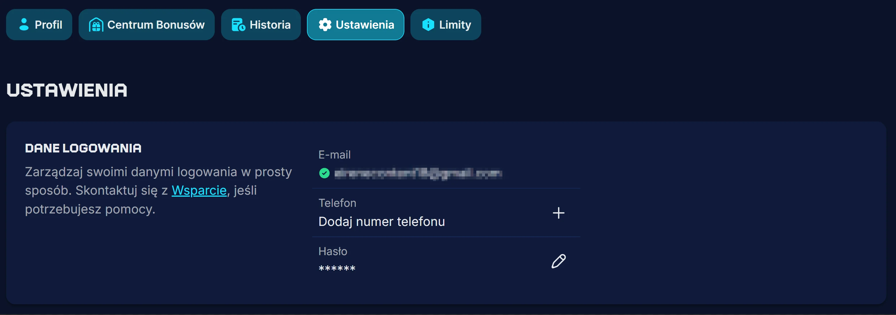 Jak otrzymać XON.Bet bonus bez depozytu? Krok 3