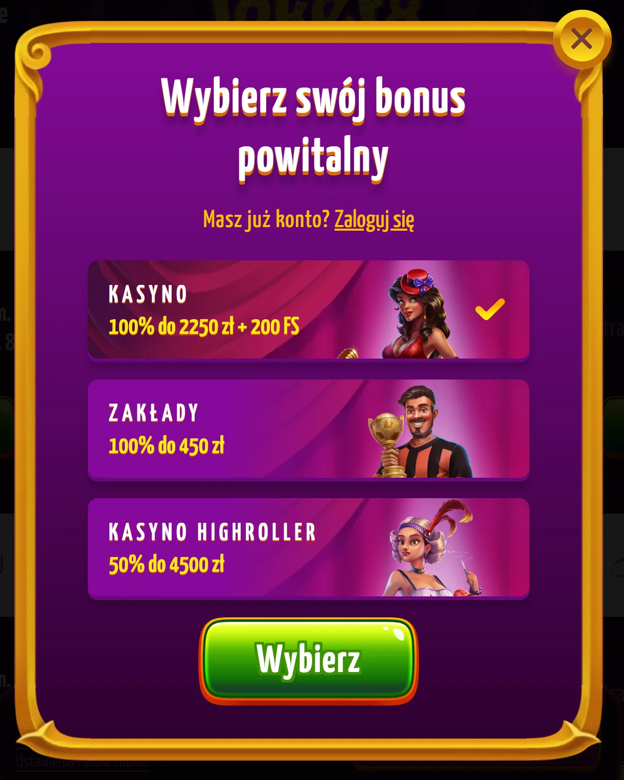 Joker8 Casino Rejestracja krok 2