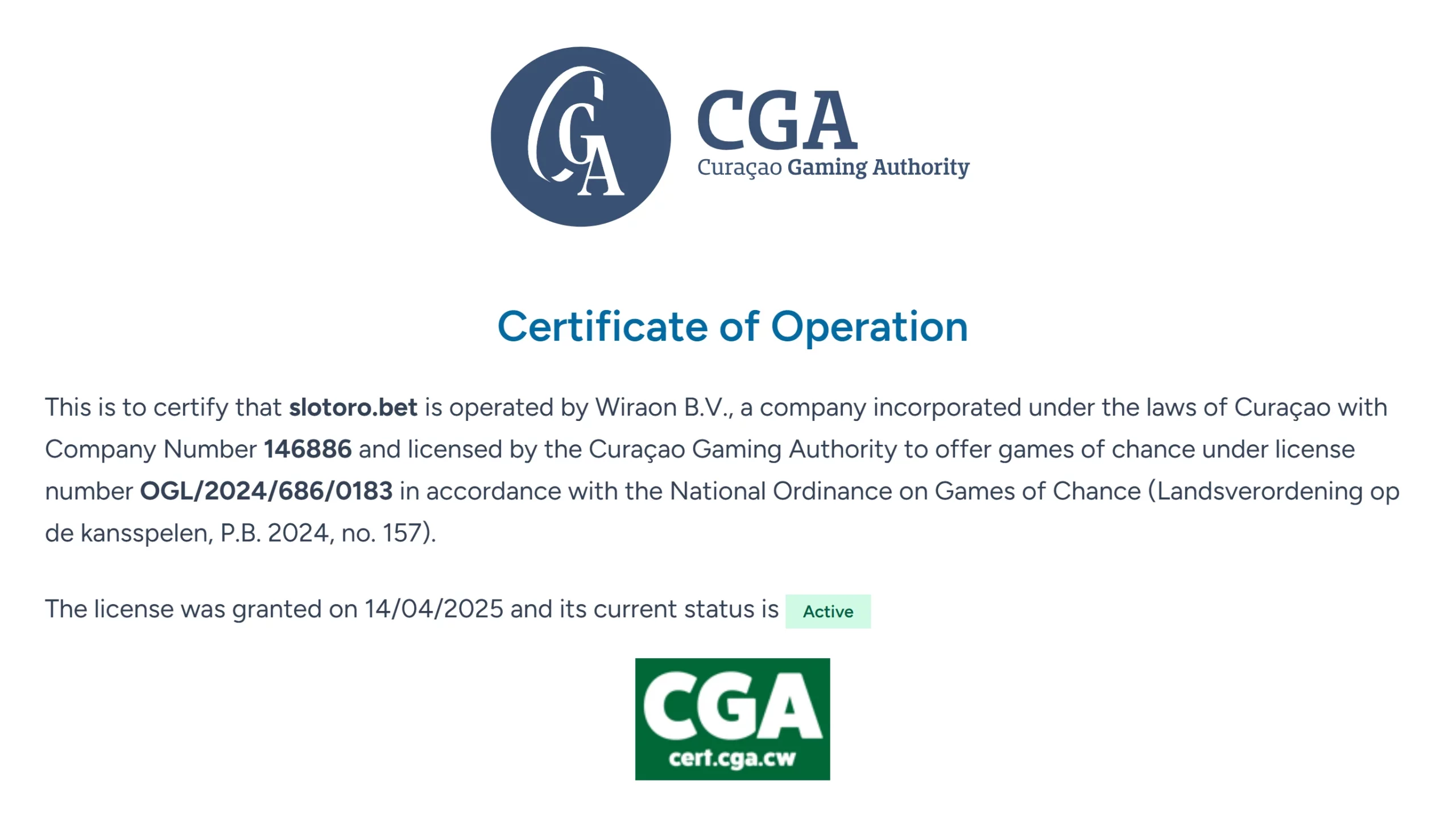 Jak sprawdzić, czy kasyno jest legalne? Krok 2