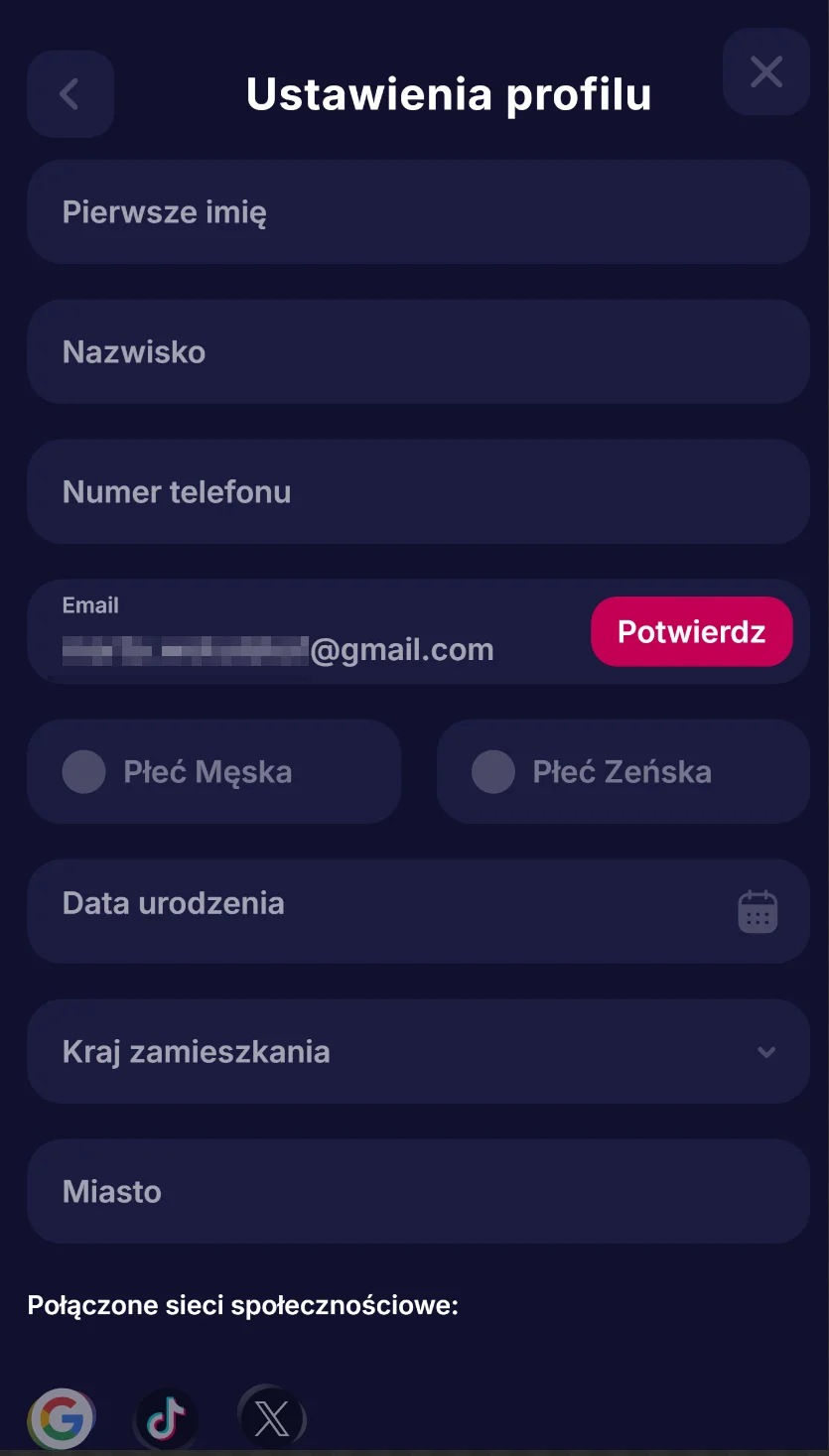 Jak otrzymać 50 darmowych spinów? Krok 4