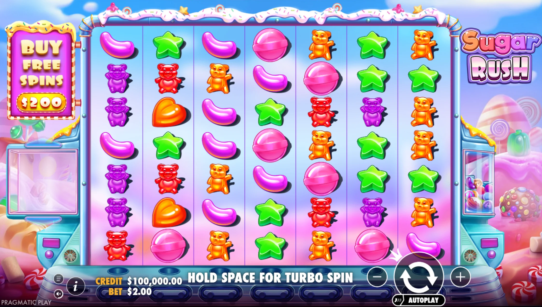 Spellwin 30 FS na Sugar Rush