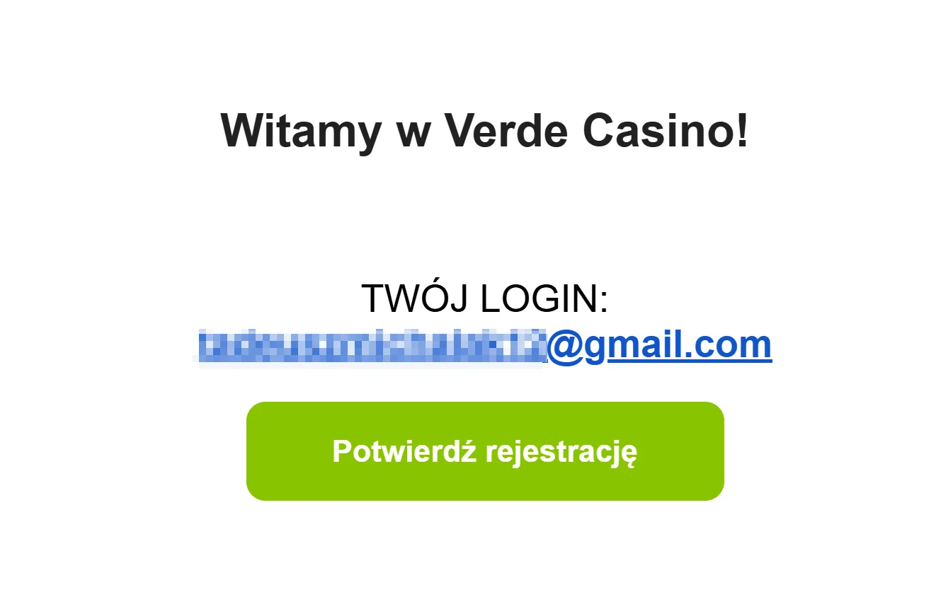 Jak odebrać bonus bez depozytu w Verde Casino? Krok 4