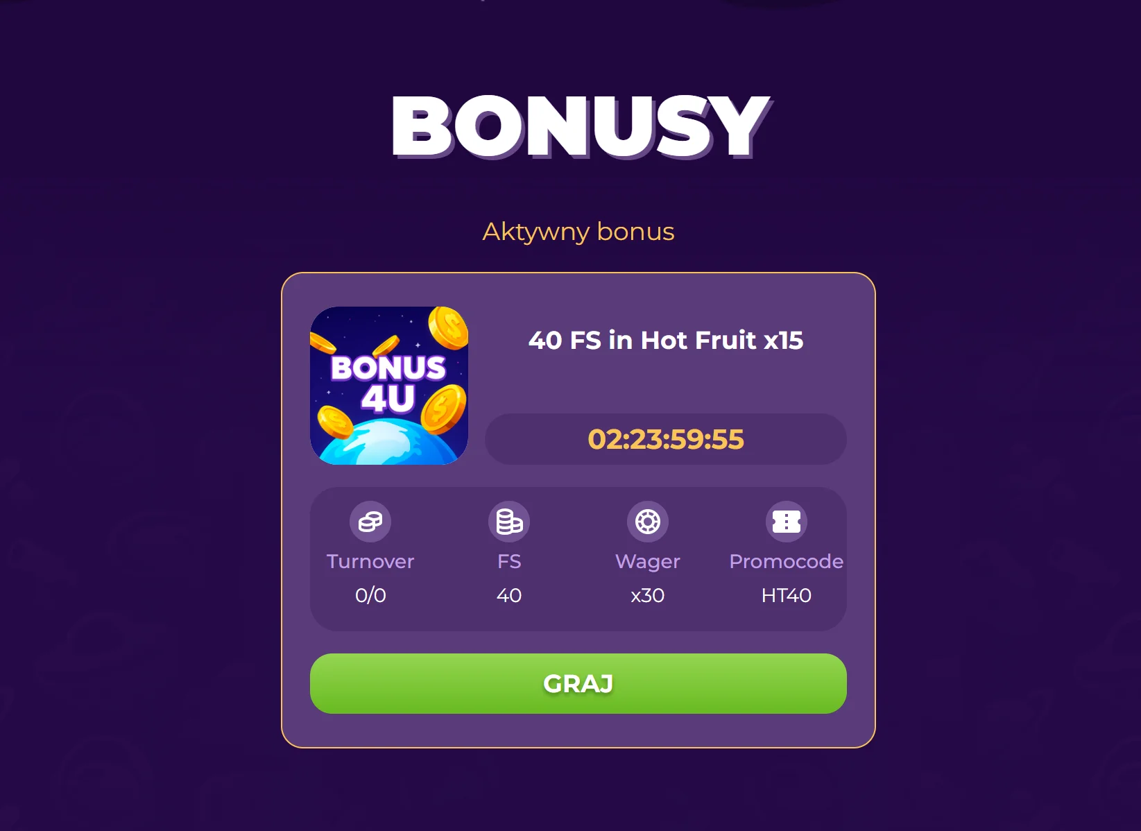 Jak odebrać bonus bez depozytu Milkyway? Krok 5