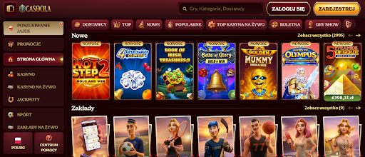 Casoola Casino screen