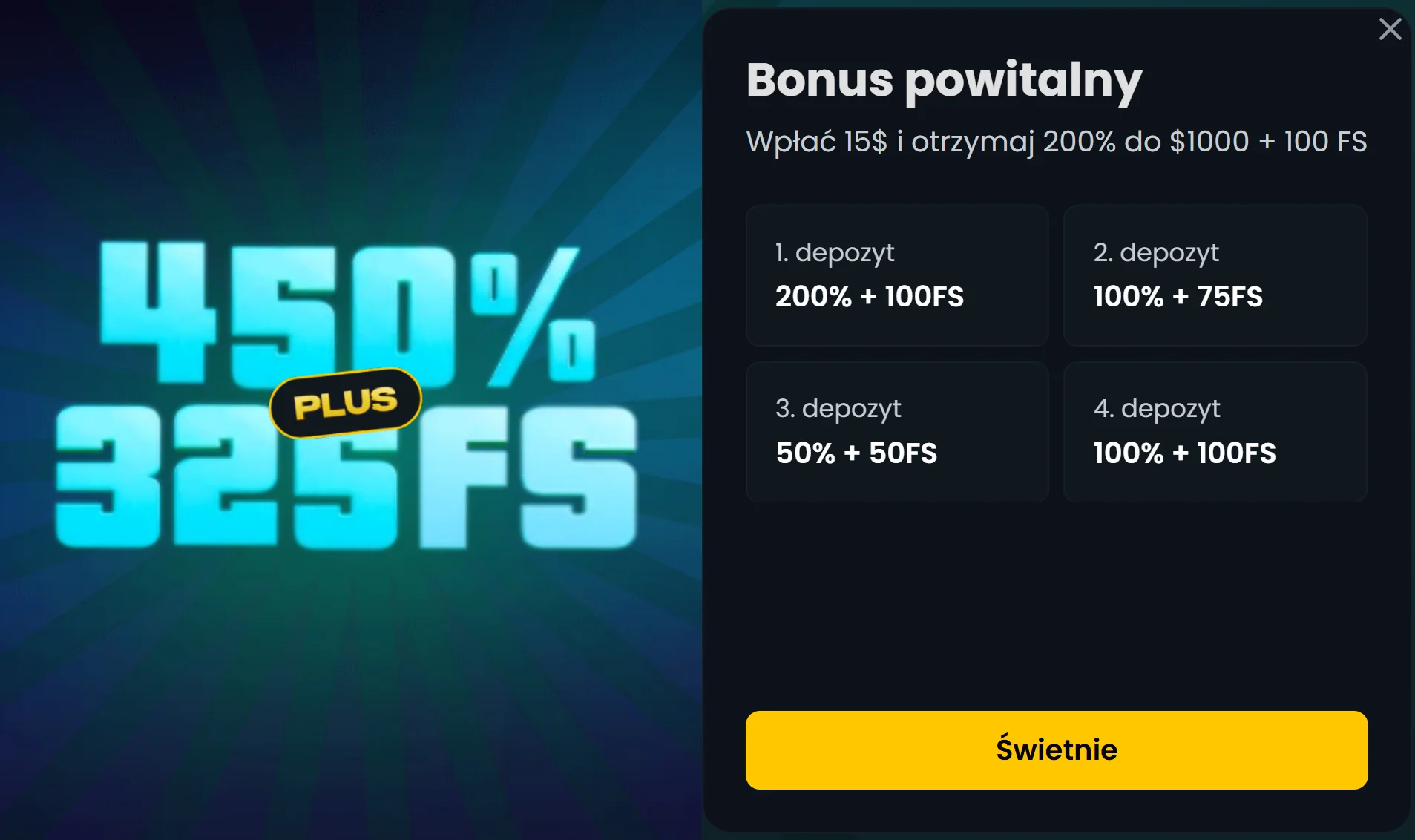 Welcome Bonus Snatch Casino