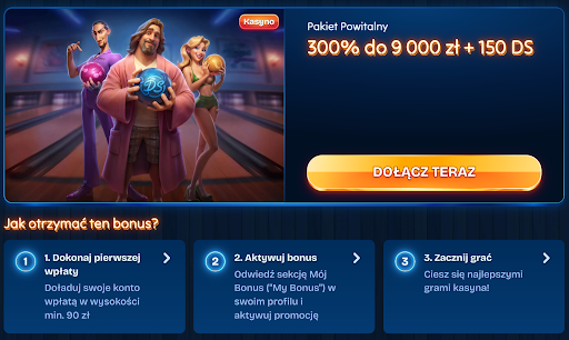 DudeSpin welcome bonus