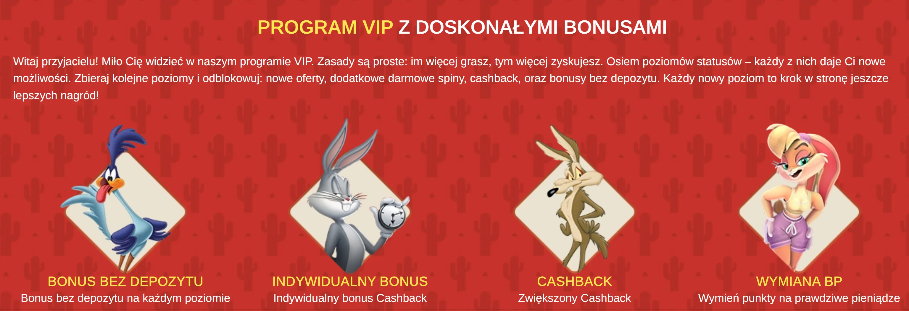 Program VIP Beep Beep Casino