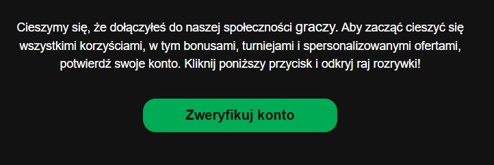 Jak otrzymać bonus bez depozytu. Krok 3