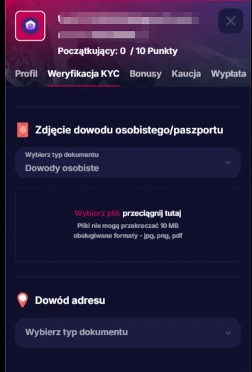 KYC nv casino