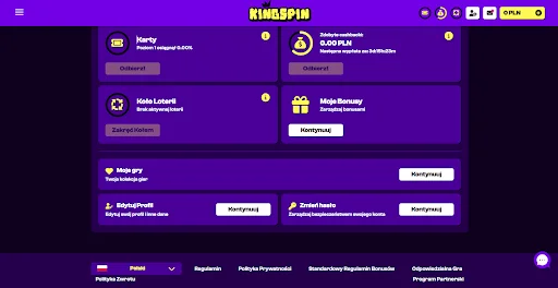 KingSpin casino rejestracja krok 4