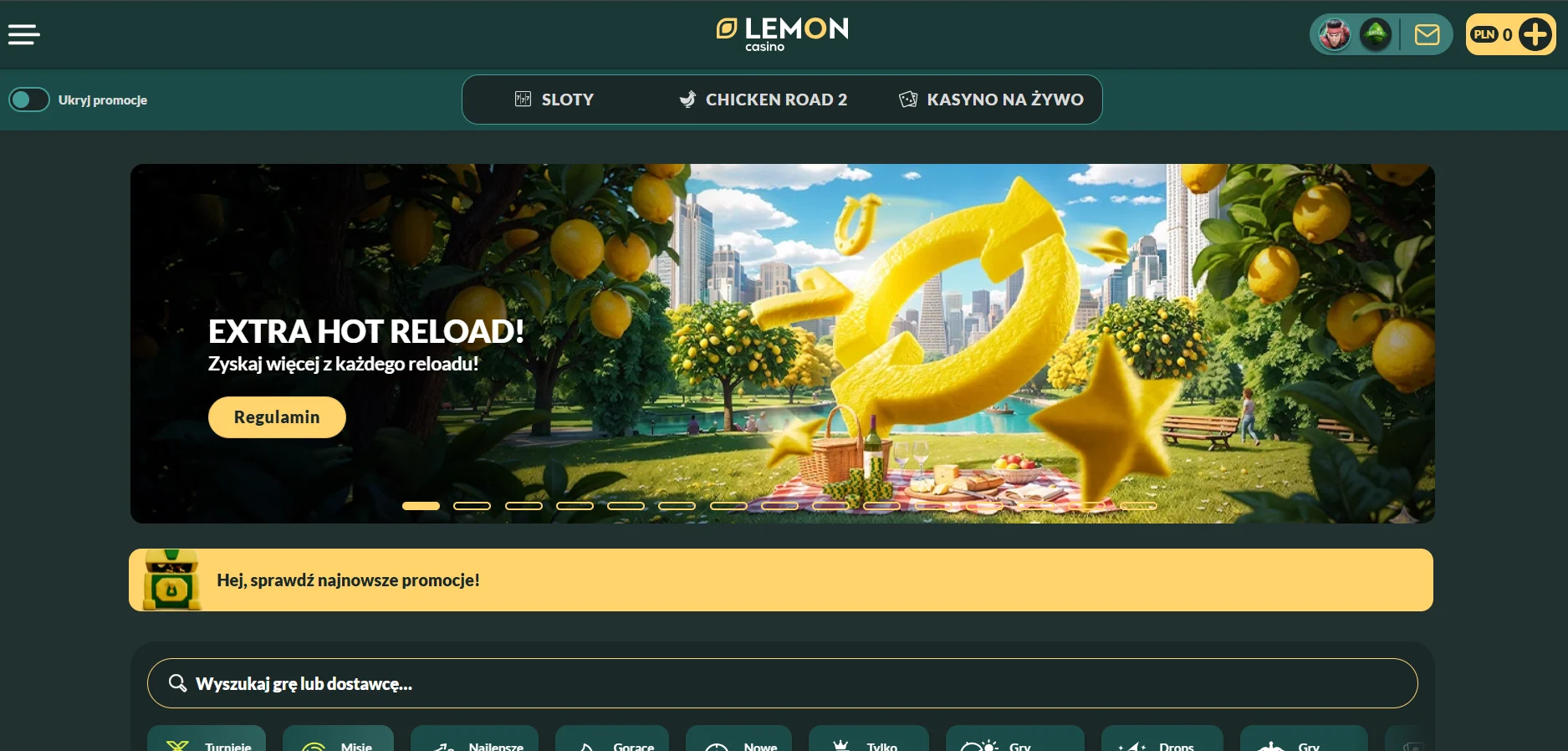 Lemon Casino – Oficjalna Strona - Polskie Kasyno Online