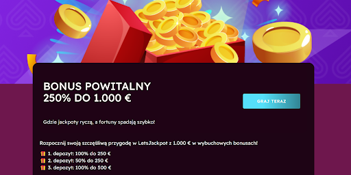 Let’s Jackpot bonus powitalny