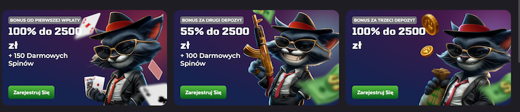 Lucky Capone Pakiet powitalny