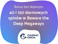 Casino Orca bonus bez wymagań obrotu