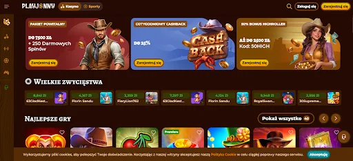 PlayJonny bonus bez depozytu krok 1