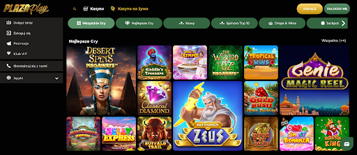 Plaza Play screen