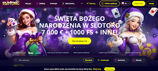 Slotoro casino screen