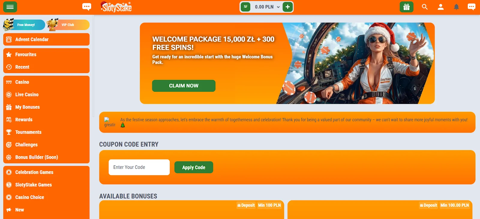 SlotyStake Casino bonus bez depozytu krok4
