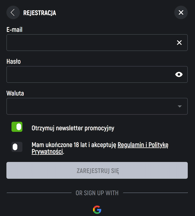 Spingreen rejestrację 1