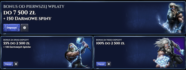 Thorfortune bonus powitalny
