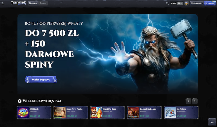 Thorfortune main page