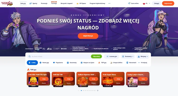 Vulkan Vegas Kasyno Online
