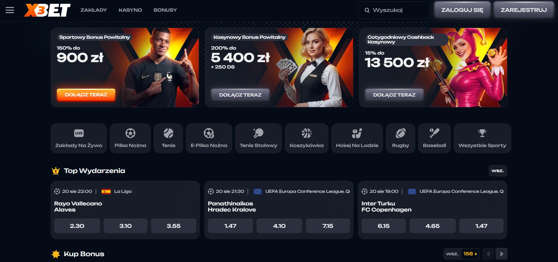 X3bet - Oficjalna strona internetowa