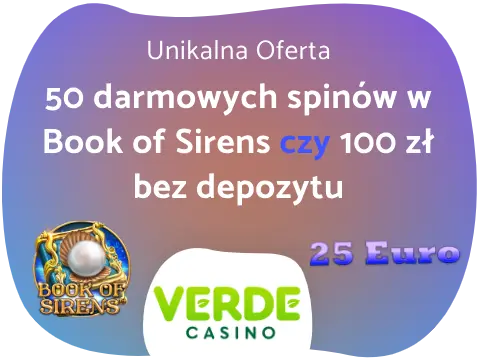 Verde Casino Bonus bez depozytu