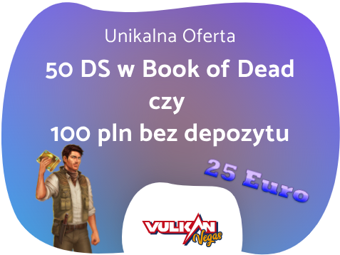 Vulkan Vegas Bonus bez depozytu