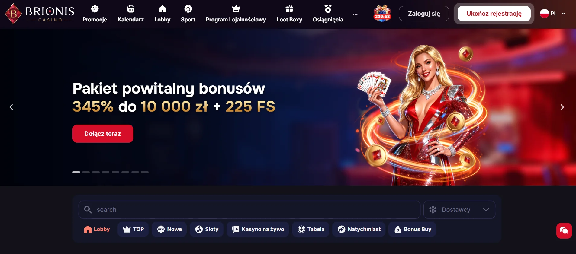 Brionis Casino Strona Oficjalna