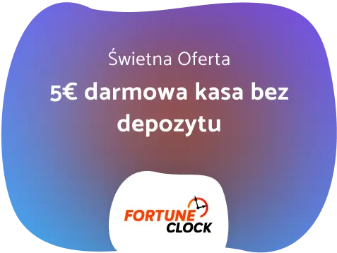 Bonus bez depozytu Fortune Clock – 5 EUR darmowych pieniędzy!