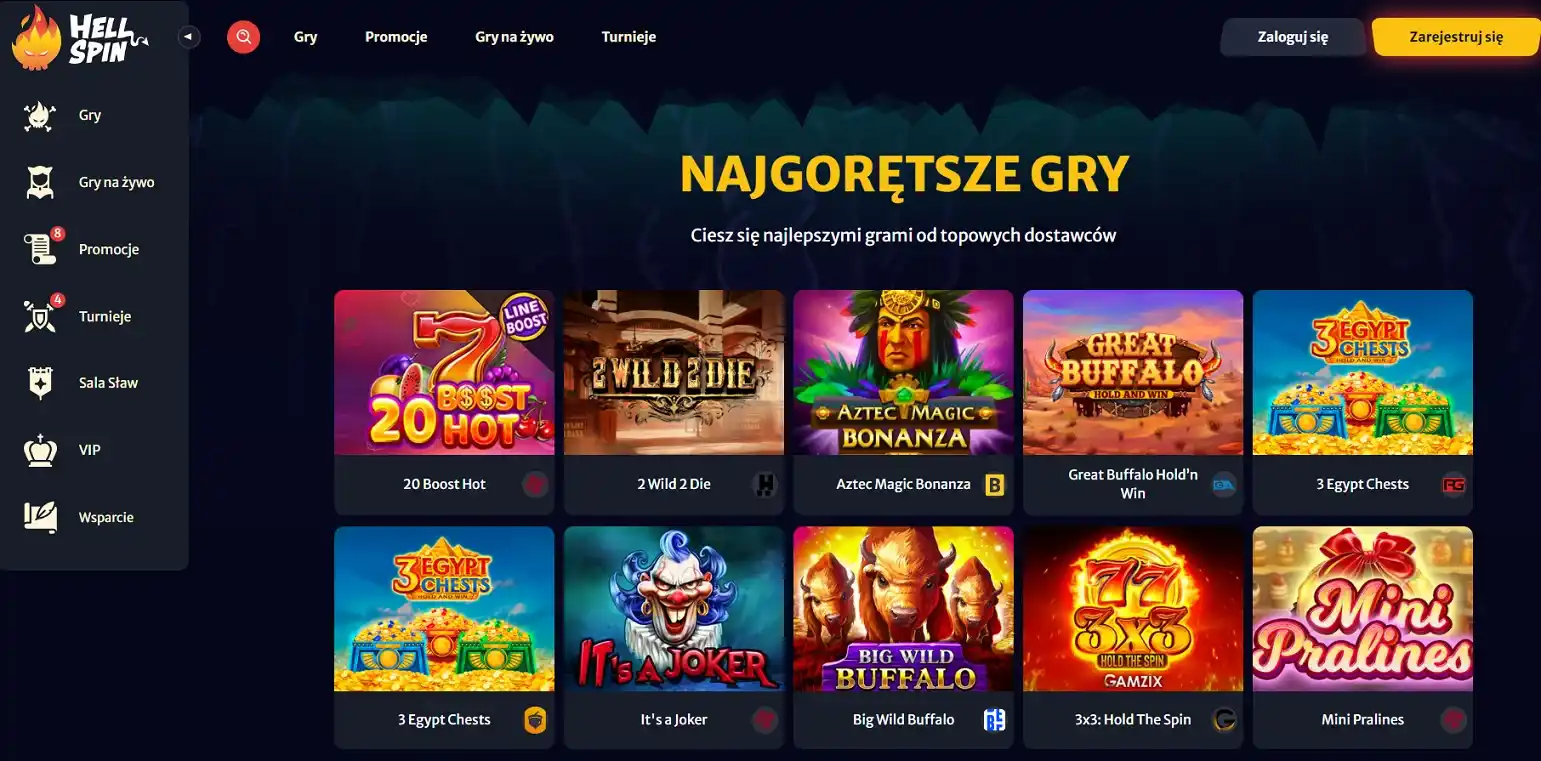 hellspin glowna strona