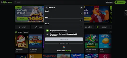 jak otrzymaс spingranny kod promocyjny krok 2