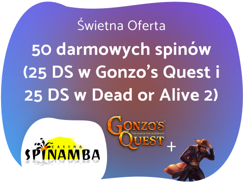 Spinamba Bonus bez depozytu – 50 darmowych spinów!