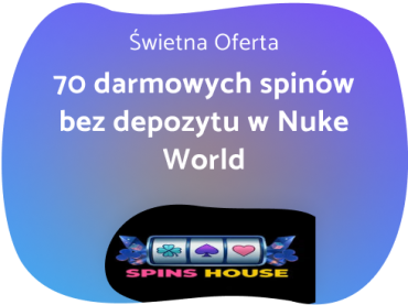 spinshouse casino bonus bez depozytu
