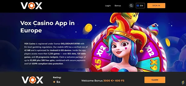 vox casino