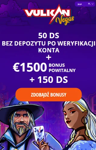 vulkan vegas bonus bez depozytu krok 1